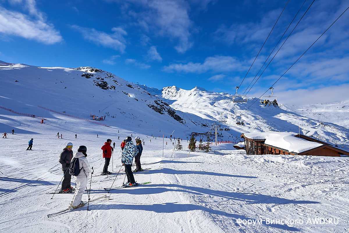 Куршевель — горнолыжный курорт во французских альпах