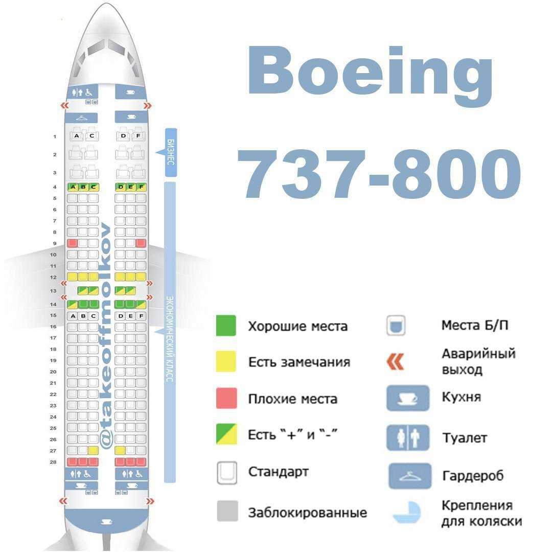 Схема салона и лучшие места в самолете boeing 737-800 россия | авиакомпании и авиалинии россии и мира