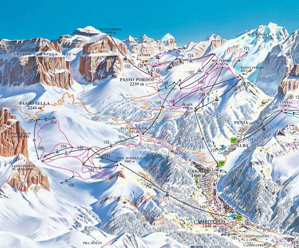Лучшие горнолыжные курорты италии