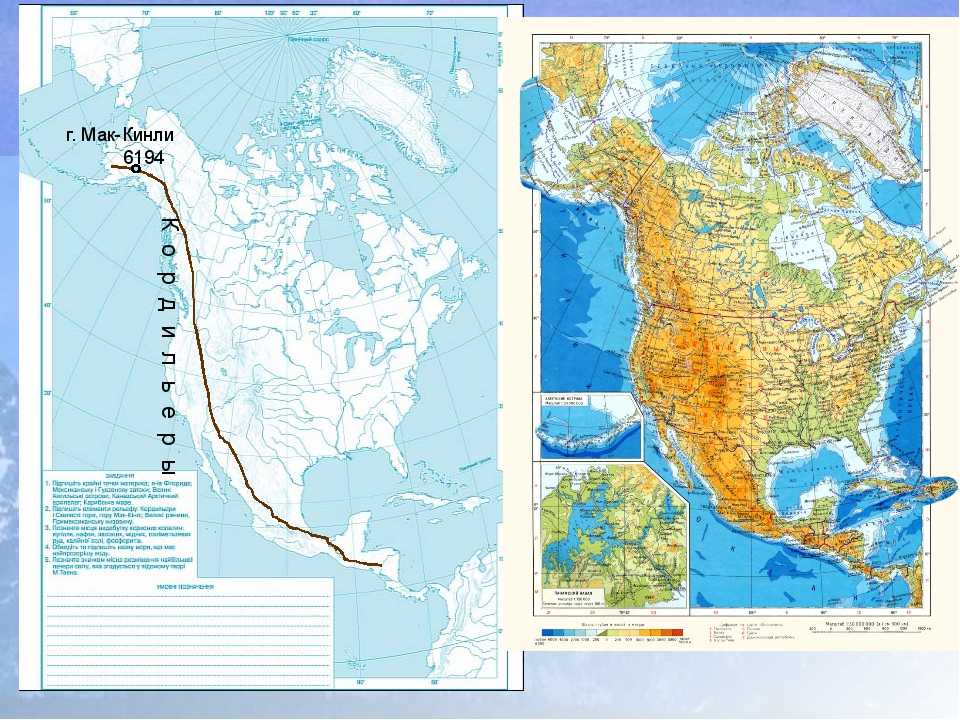 Горы в северной америке: название систем, самые высокие точки материка