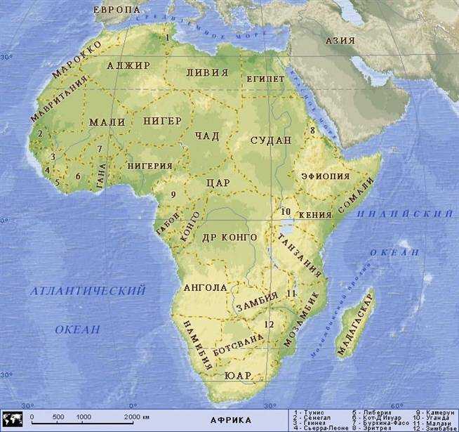 Мозамбикский пролив — африка — планета земля