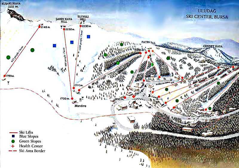 Улудаг турция горнолыжный курорт: лучшее место для отдыха с декабря по март