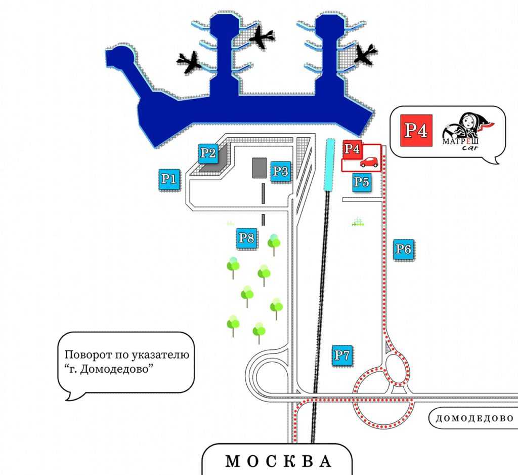 Парковки в аэропорту домодедово